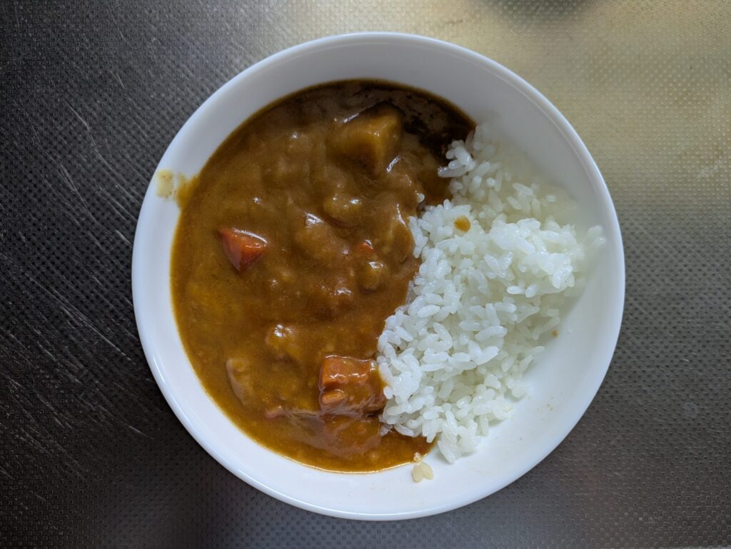 カレーの準備
